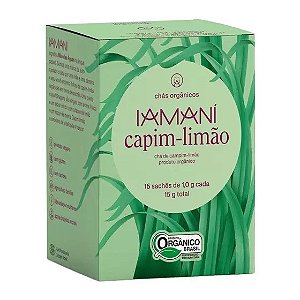 Chá Capim Limão Orgânico - 15 Sachês - Iamani