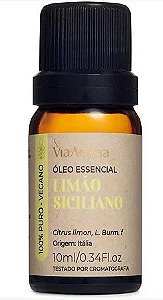 Óleo Essencial Limão Siciliano - 10ml - Via Aroma