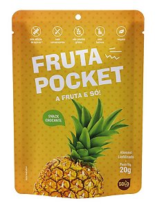 Fruta Pocket Abacaxi Liofilizado - 20g - Solo Snack