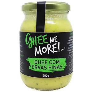 Manteiga Ghee Com Ervas Finas - 200g - Ghe Me More