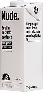 Bebida De Aveia Orgânico Sem Glúten - 1L - Nude