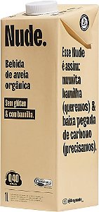 Bebida De Aveia Orgânico Sabor Baunilha - 1L - Nude