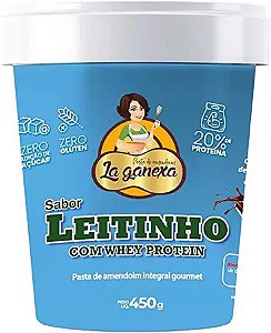 Pasta de Amendoim Sabor Leitinho com Whey - 450g La Ganexa