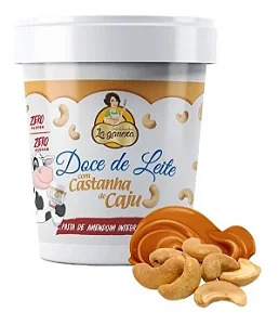 Pasta de Amendoim e Castanha de Caju Sabor Doce de Leite 450g La