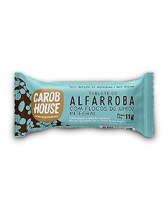 Tablete de Alfarroba (Flocos de Arroz Integral) 11g - Carob House