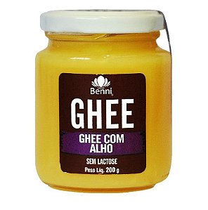 Ghee com Alho (Sem Lactose) 200g - Benni