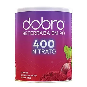 Beterraba em pó Isolada 400 Nitrato - 220g - Dobro