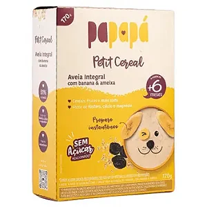 Cereal Infantil Aveia, Banana e Ameixa _ 170g - Papapá