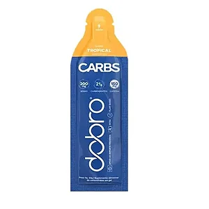 Carbs Gel Com Cafeina Sabor Frutas Tropicais - 30g-  Dobro