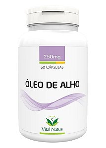 Óleo de Alho - 60 Cápsulas (250mg) - Vital Natus