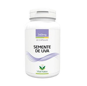 Semente de Uva - 60 Cápsulas (360mg) - Vital Natus