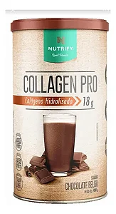 Colágeno Hidrolisado Sabor Chocolate Belga 450g Nutrify