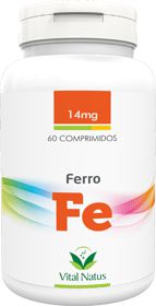 Ferro - 60 Cápsulas (14mg) - Vital Natus