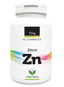 Zinco - 60 Cápsulas (7mg) - Vital Natus