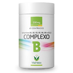 Complexo B - 60 Cápsulas (500mg) - Vital Natus