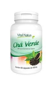 Chá Verde - 60 Cápsulas (400mg) - Vital Natus