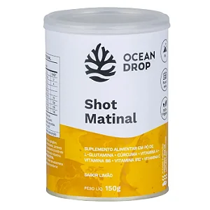 Shot Matinal de Glutamina, Cúrcuma, B6 e B12 150g Ocean Drop