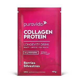 Collagen Protein Berries Silvestres - Sache 40g - Pura Vida