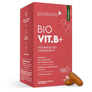 Bio Vit. Complexo B - 30 Cápsulas - Pura Vida