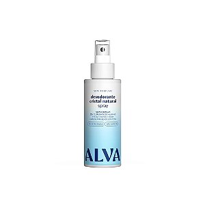 Desodorante Cristal Natural Sem Perfume Spray - 120ml - Alva