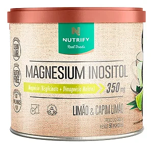 Magnésio Inositol Sabor Limão e Capim Limão - 300g - Nutrify