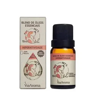 Blend Óleos Essenciais Pets Hiperatividade - 10ml - Via Aroma