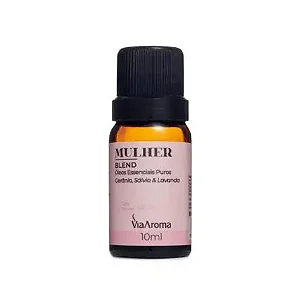 Blend Óleos Essenciais Puros Mulher - 10ml - Via Aroma
