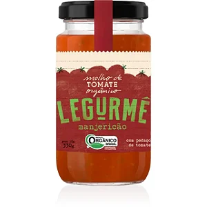 Molho de Tomate com Manjericão - 330g - Legurmê
