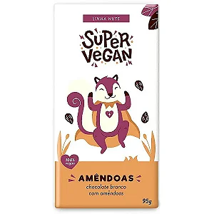 Super Vegan Chocolate Amendoas - 95g