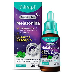 Melatonina Sabor Menta - 20ml (1 gota = 0,210mg) - Therapi