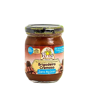 Brigadeiro Cremoso Zero Açúcar - 210g - Doces Vovó