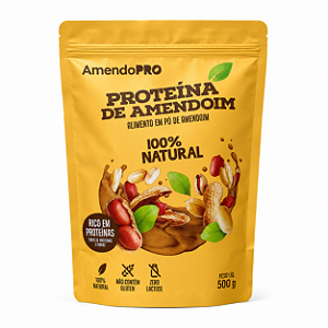 Proteina De Amendoim 100% Natural - 400g - Amendopower