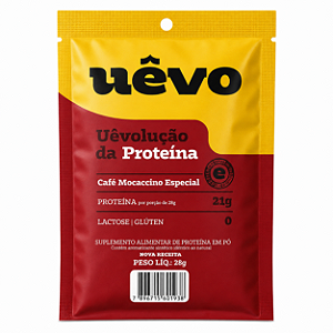 Proteina em Pó Sabor Cafe Mocaccino - Monodose 21g - Uevo
