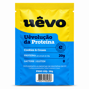 Proteina Em Pó Cookies And Cream Monodose - 28g - Uevo