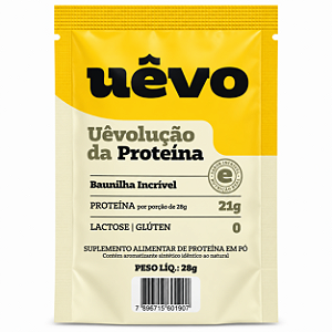 Proteina Em Pó Baunilha Monodose - 28g - Uevo