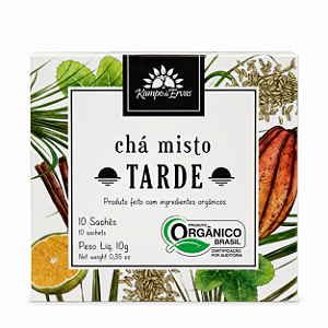 Chá Misto Tarde Orgânico - 10 Sachês - Kampo de Ervas