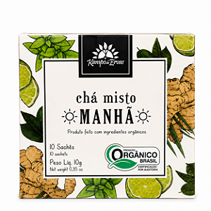 Chá Misto Manhã Orgânico - 10 Sachês - Kampo de Ervas