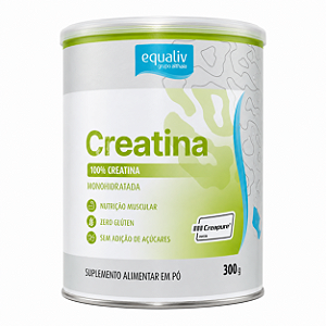 Creatina Creapure 100% Monohidratada - 300g - Equaliv