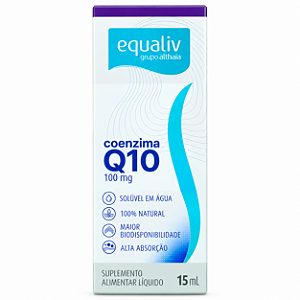 Coenzima Q10 Líquida 100 mg Equaliv 15 ml Suplemento Alimentar