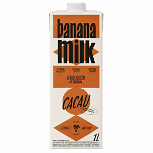 Banana Milk Sabor Cacau - 1L