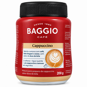 Cappuccino Sabor Doce de Leite - 200g - Baggio