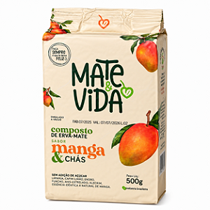 Erva-Mate Composta Manga & Chás - 500g - Mate & Vida