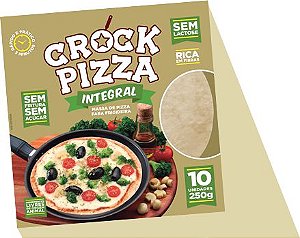 Crock Pizza Integral - 250g (10 unidades)
