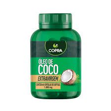 Óleo de Coco Extravirgem - 60 Cápsulas Softgel (1000mg)  - Copra