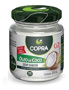 Óleo de Coco - Sem Sabor - 200ml - Copra