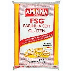 Farinha Sem Glúten (Mistura para bolos, cremes, empanados e outras receitas) - 500g - Aminna
