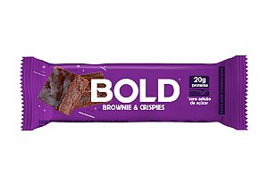 Barra Proteica Bold Bar - Brownie & Crispies - 60g - Bold Snacks