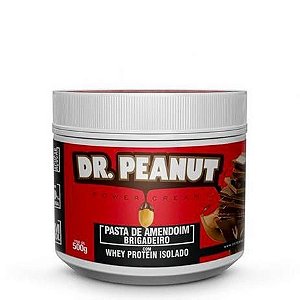 Pasta de Amendoim Brigadeiro Com Whey Protein - 500g - Dr. Peanut