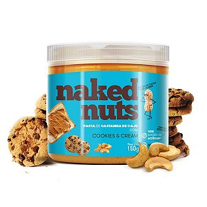 Pasta de Castanha de Caju com Pedacinhos de Cookies - 150g - Naked Nuts