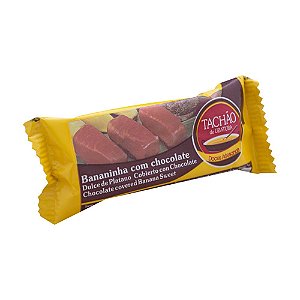 Bananinha Com Chocolate - 25g - Tachão de Ubatuba
